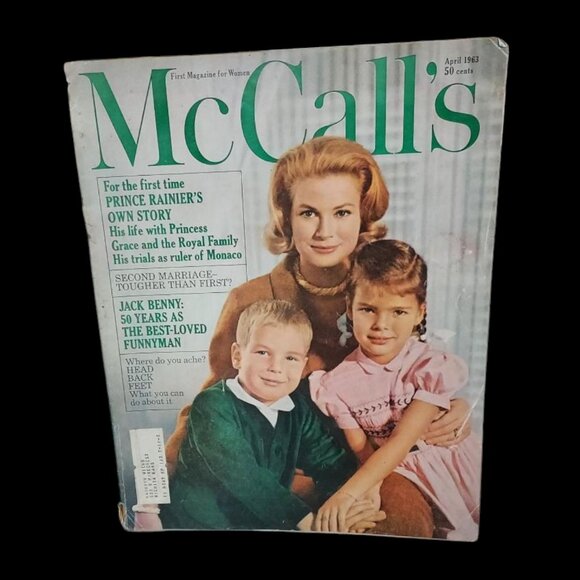 Vintage April 1963 McCall's Magazine-1st Magazine for Women - Picture 1 of 9